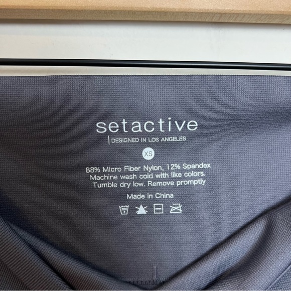 SET ACTIVE- Sculptflex Leggings Pebble Athletic Training Workout Gym Running - Picture 6 of 7